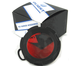 Olight Red Filter - Fits the Olight M20 LED Flashlights