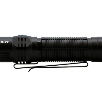 Olight M2R Warrior Rechargeable Pocket-Friendly Tactical Flashlight - CREE XHP35 HD LED - Cool White - 1500 Lumens - Uses 1 x 18650 (Included) or 2 x CR123As