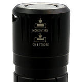 Olight M2R Warrior Rechargeable Pocket-Friendly Tactical Flashlight - CREE XHP35 HD LED - Cool White - 1500 Lumens - Uses 1 x 18650 (Included) or 2 x CR123As