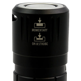 Olight M2R Warrior Rechargeable Pocket-Friendly Tactical Flashlight - CREE XHP35 HD LED - Cool White - 1500 Lumens - Uses 1 x 18650 (Included) or 2 x CR123As