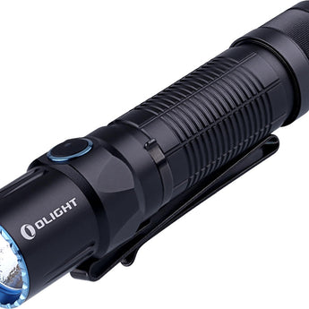 Olight M2T Warrior Dual Switch Tactical Flashlight - CREE XHP35 HD LED - 1200 Lumens - Uses 2 x CR123A (Included) or 1 x 18650