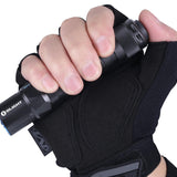 Olight M2T Warrior Dual Switch Tactical Flashlight - CREE XHP35 HD LED - 1200 Lumens - Uses 2 x CR123A (Included) or 1 x 18650