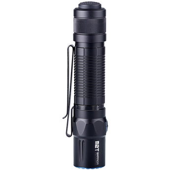 Olight M2T Warrior Dual Switch Tactical Flashlight - CREE XHP35 HD LED - 1200 Lumens - Uses 2 x CR123A (Included) or 1 x 18650