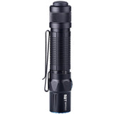 Olight M2T Warrior Dual Switch Tactical Flashlight - CREE XHP35 HD LED - 1200 Lumens - Uses 2 x CR123A (Included) or 1 x 18650