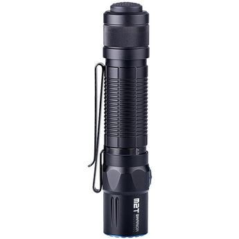 Olight M2T Warrior Dual Switch Tactical Flashlight - CREE XHP35 HD LED - 1200 Lumens - Uses 2 x CR123A (Included) or 1 x 18650