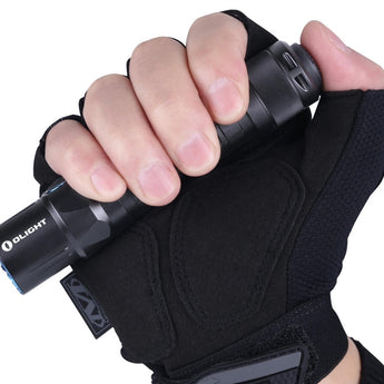 Olight M2T Warrior Dual Switch Tactical Flashlight - CREE XHP35 HD LED - 1200 Lumens - Uses 2 x CR123A (Included) or 1 x 18650