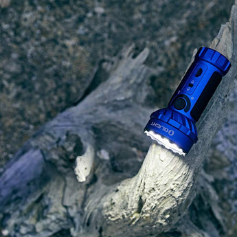 Olight Marauder Mini Rechargeable LED Flashlight - 7000 Lumens - Uses 24Wh 32650 Lithium Battery - Multiple Color Options