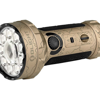 Olight Marauder Mini Rechargeable LED Flashlight - 7000 Lumens - Uses 24Wh 32650 Lithium Battery - Multiple Color Options