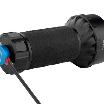 Olight Marauder Mini Rechargeable LED Flashlight - 7000 Lumens - Uses 24Wh 32650 Lithium Battery - Multiple Color Options