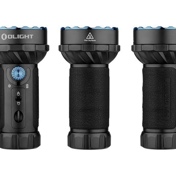 Olight Marauder Mini Rechargeable LED Flashlight - 7000 Lumens - Uses 24Wh 32650 Lithium Battery - Multiple Color Options