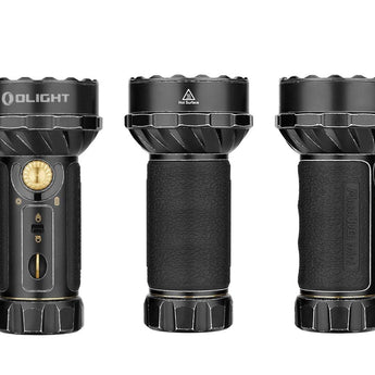 Olight Marauder Mini Rechargeable LED Flashlight - 7000 Lumens - Uses 24Wh 32650 Lithium Battery - Multiple Color Options