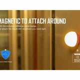 Olight Obulb MC RGB Magnetic LED Ball - 75 Lumens - Uses Built-in 630mAh Li-Poly Battery Pack - Black, Brick Red, White