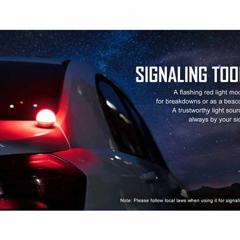 Olight Obulb MC RGB Magnetic LED Ball - 75 Lumens - Uses Built-in 630mAh Li-Poly Battery Pack - Black, Brick Red, White