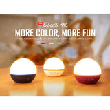 Olight Obulb MC RGB Magnetic LED Ball - 75 Lumens - Uses Built-in 630mAh Li-Poly Battery Pack - Black, Brick Red, White