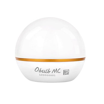 Olight Obulb MC RGB Magnetic LED Ball - 75 Lumens - Uses Built-in 630mAh Li-Poly Battery Pack - Black, Brick Red, White