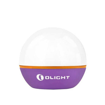 Olight Obulb MC RGB Magnetic LED Ball - 75 Lumens - Uses Built-in 630mAh Li-Poly Battery Pack - Black, Brick Red, White