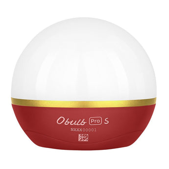 Olight Obulb Pro S Rechargeable LED Lantern - 240 Lumens - Uses Built-in 1650mAh Li-ion Battery Pack - With or Without Charging Cable - Black, OD Green, Orange, Gray, Blue, or Red