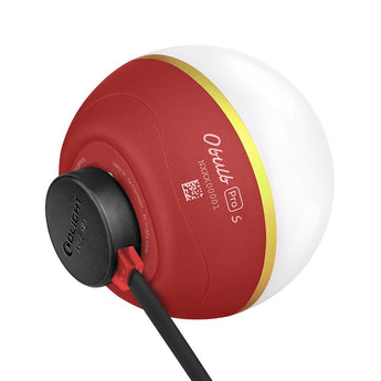 Olight Obulb Pro S Rechargeable LED Lantern - 240 Lumens - Uses Built-in 1650mAh Li-ion Battery Pack - With or Without Charging Cable - Black, OD Green, Orange, Gray, Blue, or Red