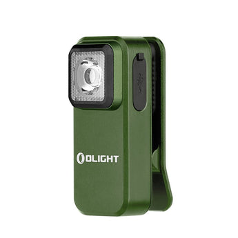 Olight Oclip LED Cliplight - 300 Lumens - Uses Built-in 280mAh Li-ion Battery Pack - Black, OD Green, Orange, or Copper