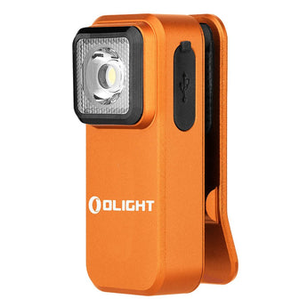 Olight Oclip LED Cliplight - 300 Lumens - Uses Built-in 280mAh Li-ion Battery Pack - Black, OD Green, Orange, or Copper