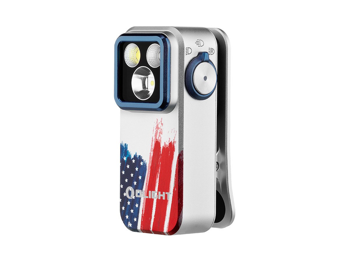 OLIGHT Oclip Pro:Stars & Stripes★日本非売品★ Olight Oclip Pro USB-C Rechargeable LED Cliplight - 300