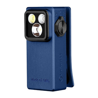 Olight Oclip Ultra LED Cliplight - 530 Lumens - Uses Built-in 580mAh Li-ion Battery Pack - Olive Green or Navy Blue