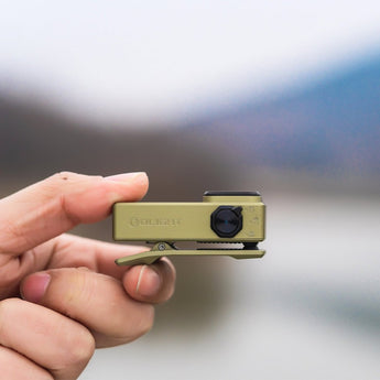 Olight Oclip Ultra LED Cliplight - 530 Lumens - Uses Built-in 580mAh Li-ion Battery Pack - Olive Green or Navy Blue