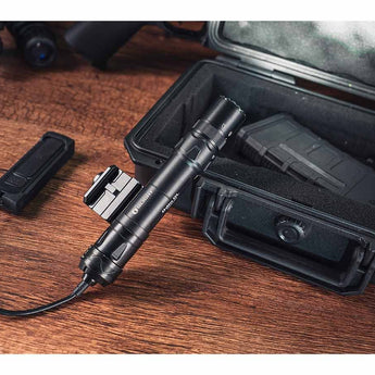 Olight Odin GL-P Picatinny Mount Tactical LED Flashlight - High Performance Neutral White LED - Green Laser - 1500 Lumens - Includes 1 x 21700