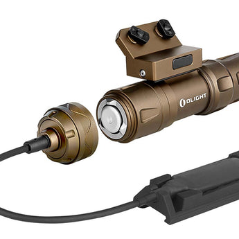 Olight Odin Mini Ultra-Compact M-Lok Mount Rechargeable Weapon Light - 1250 Lumens - CREE XHP35B HD - Includes 1 x 18500 - Black or Desert Tan