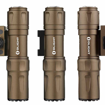 Olight Odin Mini Ultra-Compact M-Lok Mount Rechargeable Weapon Light - 1250 Lumens - CREE XHP35B HD - Includes 1 x 18500 - Black or Desert Tan