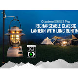 Olight Olantern Classic 2 Pro Dimmable Retro Lantern - 300 Lumens - Uses Built-in Li-ion Battery Pack - Clay Beige, Forest Green, Vintage Copper, Gunmetal Gray, or Pumpkin