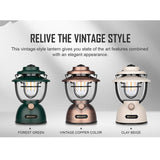 Olight Olantern Classic 2 Pro Dimmable Retro Lantern - 300 Lumens - Uses Built-in Li-ion Battery Pack - Clay Beige, Forest Green, Vintage Copper, Gunmetal Gray, or Pumpkin
