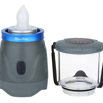 Olight Olantern Rechargeable LED Lantern - 360 Lumens - Uses Built-In 3.7V 1900mAh Li-Ion Battery Pack - Basalt Grey, Wine Red, or Moss Green