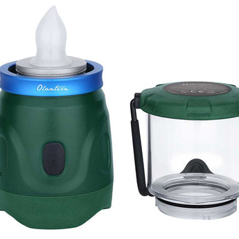 Olight Olantern Rechargeable LED Lantern - 360 Lumens - Uses Built-In 3.7V 1900mAh Li-Ion Battery Pack - Basalt Grey, Wine Red, or Moss Green