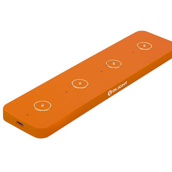 Olight Omino Multi-Slot Charger for Olight Flashlight and Obulb Series - Black, Orange, or Blue (Limited Edition)