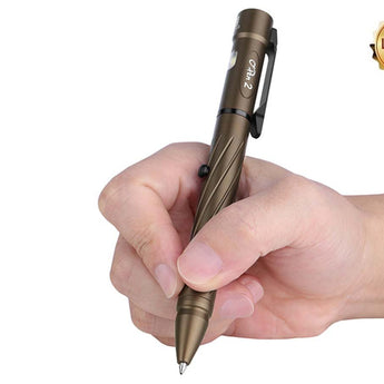 Olight Open 2 Rechargeable LED Flashlight and Pen - 120 Lumens - Includes Built-In 3.7V 110mAh Li-Poly Battery Pack - Black or Desert Tan (Limited Edition)