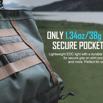 Olight Open 2 Rechargeable LED Flashlight and Pen - 120 Lumens - Includes Built-In 3.7V 110mAh Li-Poly Battery Pack - Black or Desert Tan (Limited Edition)