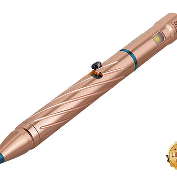 Olight Open 2 Rechargeable LED Flashlight and Pen - 120 Lumens - Includes Built-In 3.7V 110mAh Li-Poly Battery Pack - Black or Desert Tan (Limited Edition)