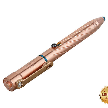 Olight Open 2 Rechargeable LED Flashlight and Pen - 120 Lumens - Includes Built-In 3.7V 110mAh Li-Poly Battery Pack - Black or Desert Tan (Limited Edition)