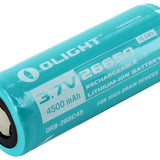 Olight 26650 Protected Lithium Ion Battery - Angle Shot