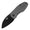 Olight Parrot Folding Knife - 2.6 Inch Blade - Straight Edge - Micarta Handle - Gray, Black