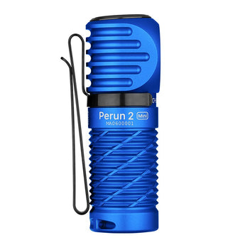 Olight Perun 2 Mini Rechargeable LED Headlamp - 1100 Lumens - Charger Included - Black, Orange, Lime Green,  Blue, and Midnight Blue