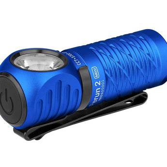 Olight Perun 2 Mini Rechargeable LED Headlamp - 1100 Lumens - Charger Included - Black, Orange, Lime Green,  Blue, and Midnight Blue
