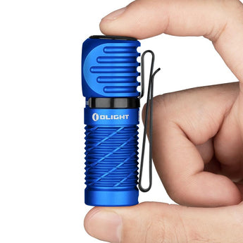 Olight Perun 2 Mini Rechargeable LED Headlamp - 1100 Lumens - Charger Included - Black, Orange, Lime Green,  Blue, and Midnight Blue