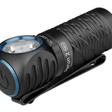 Olight Perun 2 Mini Rechargeable LED Headlamp - 1100 Lumens - Charger Included - Black, Orange, Lime Green,  Blue, and Midnight Blue