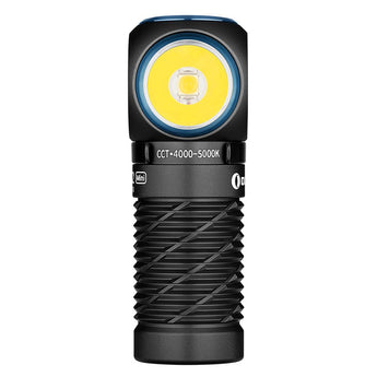 Olight Perun 2 Mini Rechargeable LED Headlamp - 1100 Lumens - Charger Included - Black, Orange, Lime Green,  Blue, and Midnight Blue