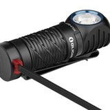 Olight Perun 2 Mini Rechargeable LED Headlamp - 1100 Lumens - Charger Included - Black, Orange, Lime Green,  Blue, and Midnight Blue