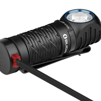 Olight Perun 2 Mini Rechargeable LED Headlamp - 1100 Lumens - Charger Included - Black, Orange, Lime Green,  Blue, and Midnight Blue