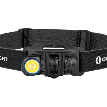 Olight Perun 2 Mini Rechargeable LED Headlamp - 1100 Lumens - Charger Included - Black, Orange, Lime Green,  Blue, and Midnight Blue