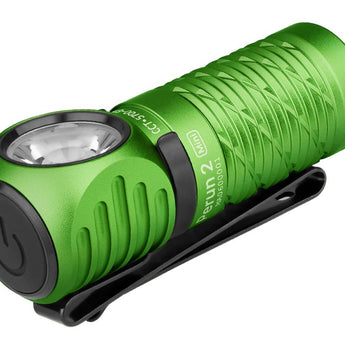 Olight Perun 2 Mini Rechargeable LED Headlamp - 1100 Lumens - Charger Included - Black, Orange, Lime Green,  Blue, and Midnight Blue